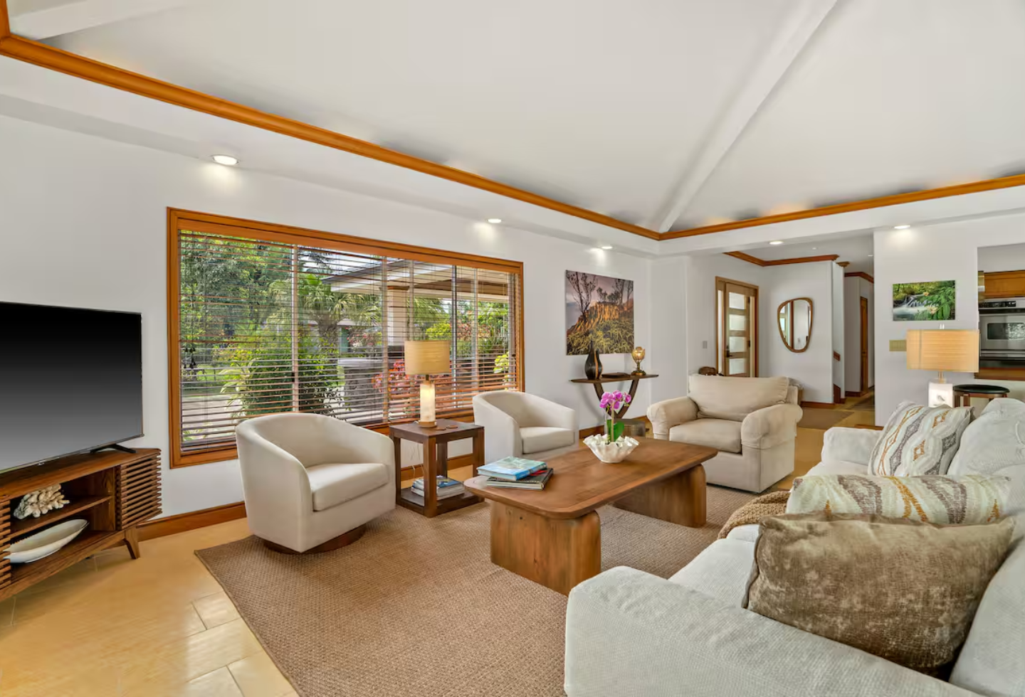 The Honey House living room